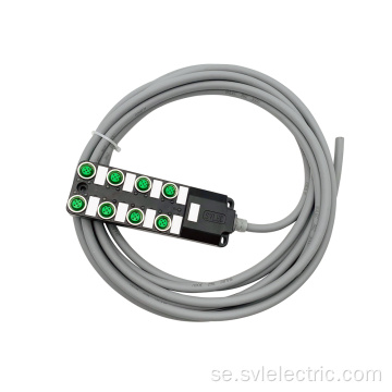 IP67 M12 kopplingsbox med kabel